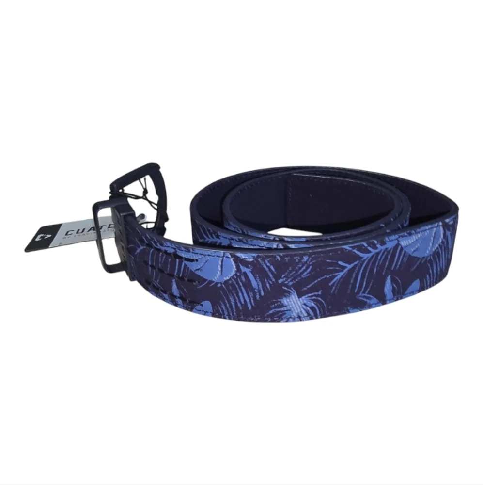 Travis Mathew Cuater Tonal Blue Tropical Golf Belt‎ Size 30 New
